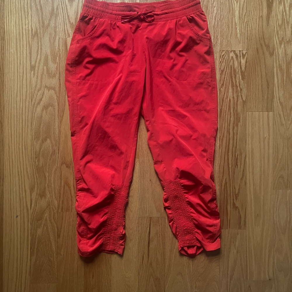 Athleta Bright Red Jogger Pants